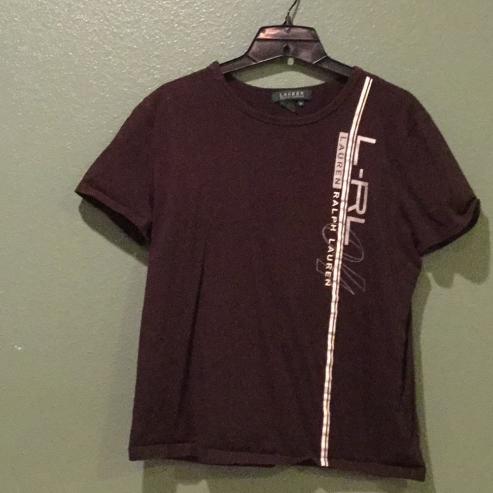 Brown Lauren Ralph Lauren top